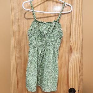 Wild Fable Linen Blend Mini Floral Dress